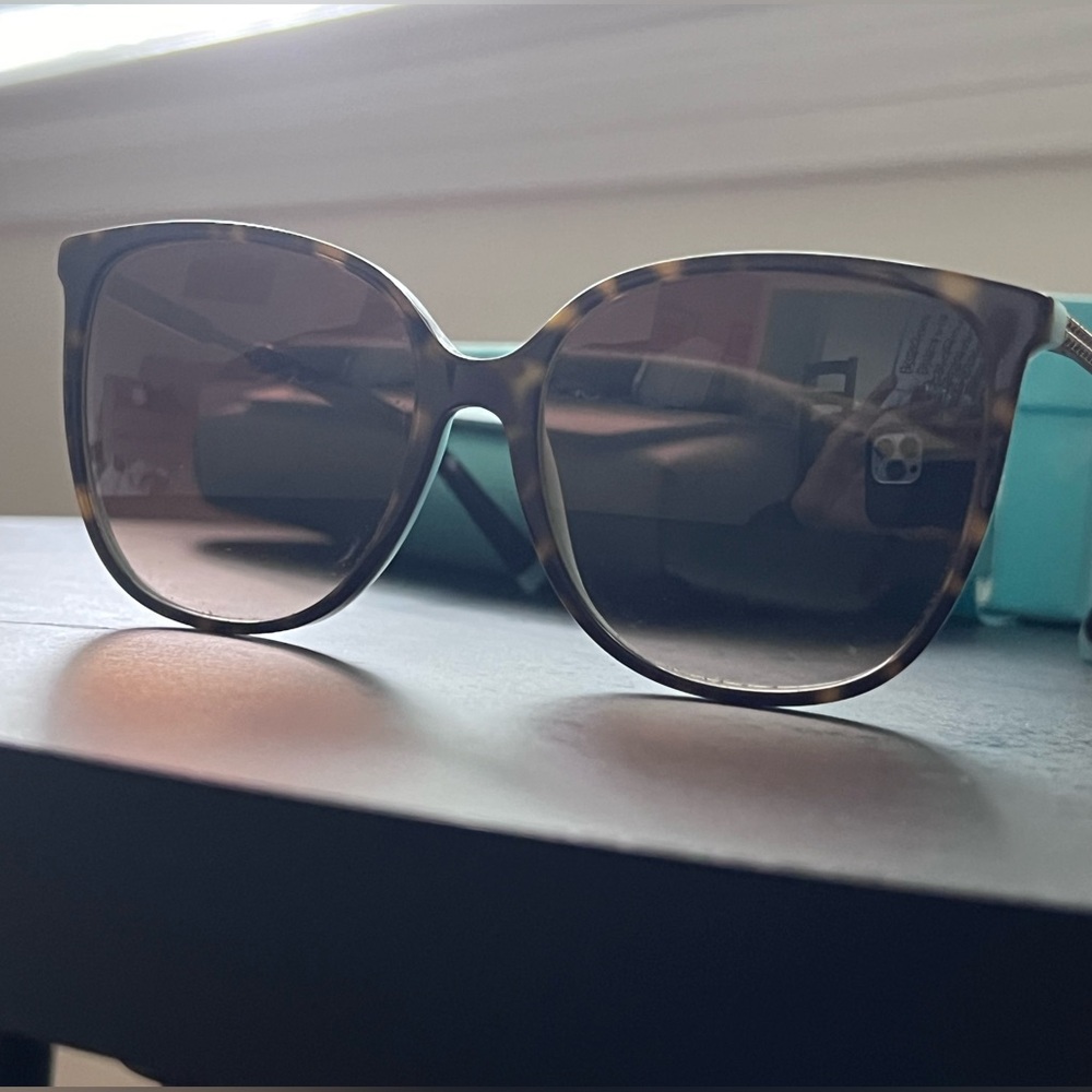 Tiffany & Co. Tortoiseshell Brown Gradient Lens Sunglasses